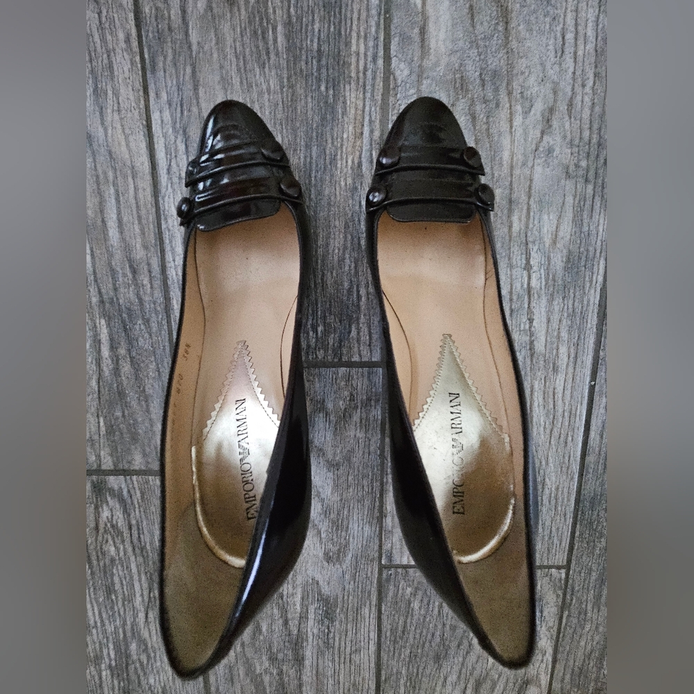 Rare Emporio Armani Cone heel shoes